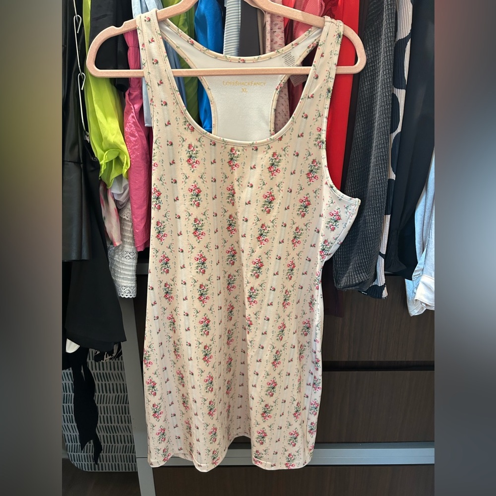 Loveshackfancy Workout Dress in Graham Cracker